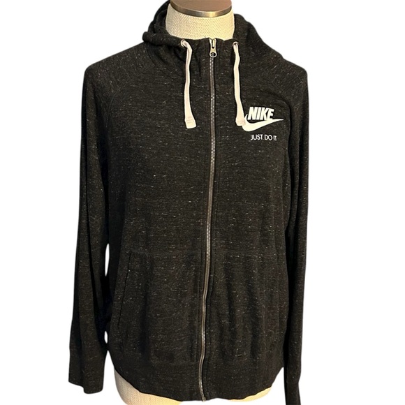 Nike Jackets & Blazers - Nike Charcoal Full-Zip Hoodie